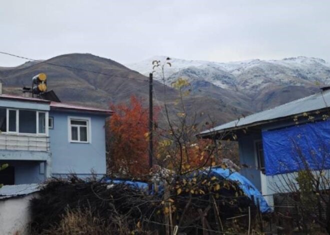 Palu’ya mevsimin ilk karı düştü